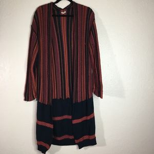 Ecote UO duster sweater knit cardigan striped